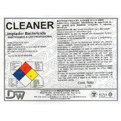 Lavamanos Cleaner Bactericida