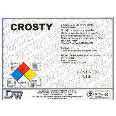 Desincrustrante Crosty