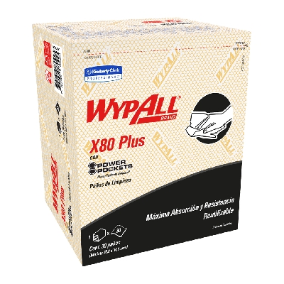 WypAll X80 Plus Amarillo