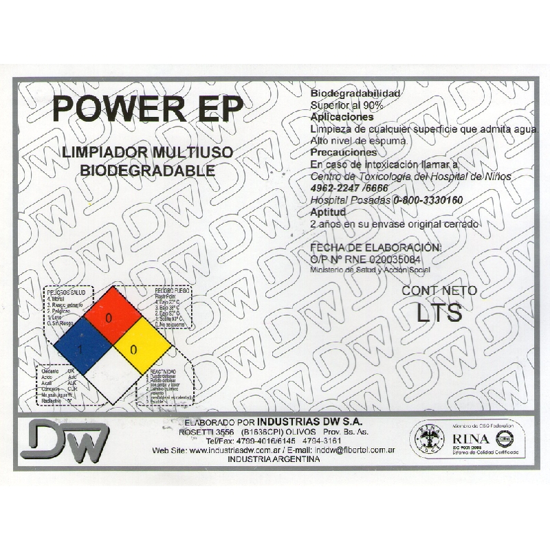 Desengrasante Power EP
